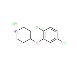 4-(2,5-Dichlorophenoxy)piperidine hydrochloride - chemical structure image
