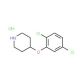 4-(2,5-Dichlorophenoxy)piperidine hydrochloride - chemical structure image