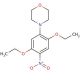 4-(2,5-Diethoxy-4-nitrophenyl)morpholine (CAS 86-16-8) - chemical structure image