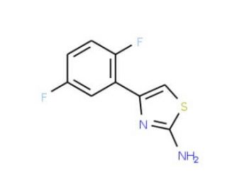 4-(2,5-Difluorophenyl)-1,3-thiazol-2-amine - chemical structure image