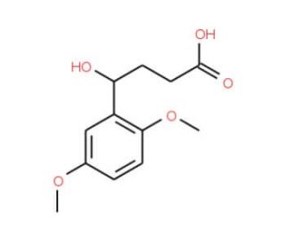 4-(2,5-Dimethoxy-phenyl)-4-hydroxy-butyric acid - chemical structure image