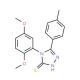 4-(2,5-Dimethoxy-phenyl)-5-p-tolyl-4H-[1,2,4]triazole-3-thiol - chemical structure image