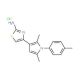 4-[2,5-dimethyl-1-(4-methylphenyl)-1H-pyrrol-3-yl]-1,3-thiazol-2-amine hydrochloride - chemical structure image