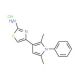4-(2,5-dimethyl-1-phenyl-1H-pyrrol-3-yl)-1,3-thiazol-2-amine hydrochloride - chemical structure image