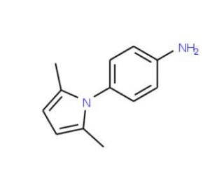 4-(2,5-dimethyl-1H-pyrrol-1-yl)aniline (CAS 60176-19-4) - chemical structure image