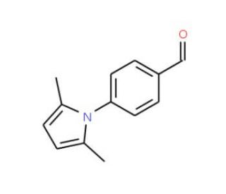 4-(2,5-Dimethyl-1H-pyrrol-1-yl)benzenecarbaldehyde (CAS 95337-70-5) - chemical structure image