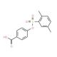 4-(2,5-Dimethyl-benzenesulfonyloxy)-benzoic acid - chemical structure image