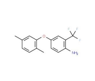 4-(2,5-Dimethylphenoxy)-2-(trifluoromethyl)aniline - chemical structure image
