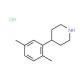 4-(2,5-Dimethylphenyl)piperidine hydrochloride - chemical structure image