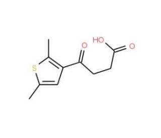 4-(2,5-dimethylthien-3-yl)-4-oxobutanoic acid (CAS 6007-77-8) - chemical structure image
