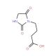 4-(2,5-Dioxo-imidazolidin-1-yl)-butyric acid - chemical structure image