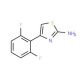 4-(2,6-difluorophenyl)-1,3-thiazol-2-amine - chemical structure image