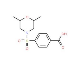 4-(2,6-Dimethyl-morpholine-4-sulfonyl)-benzoic acid (CAS 328038-27-3) - chemical structure image