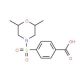 4-(2,6-Dimethyl-morpholine-4-sulfonyl)-benzoic acid (CAS 328038-27-3) - chemical structure image