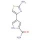 4-(2-amino-1,3-thiazol-4-yl)-1H-pyrrole-2-carboxamide - chemical structure image