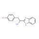 4-[2-amino-2-(1H-1,3-benzodiazol-2-yl)ethyl]phenol - chemical structure image