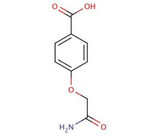 4-(2-amino-2-oxoethoxy)benzoic acid (CAS 159143-14-3) - chemical structure image