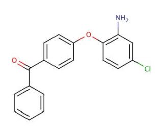 [4-(2-Amino-4-chloro-phenoxy)-phenyl]-phenyl-methanone - chemical structure image