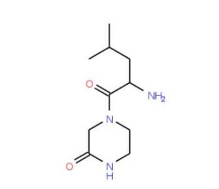 4-(2-amino-4-methylpentanoyl)piperazin-2-one - chemical structure image