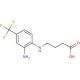 4-[2-Amino-4-(trifluoromethyl)anilino]-butanoic acid - chemical structure image