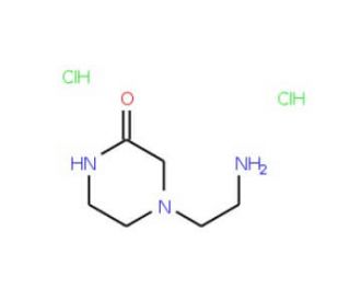 4-(2-Amino-ethyl)-piperazin-2-one dihydrochloride - chemical structure image