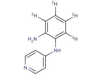 4-(2-Aminoanilino)pyridine-d4 - chemical structure image