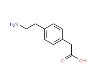 [4-(2-Aminoethyl)phenyl]acetic acid (CAS 99075-24-8) - chemical structure image
