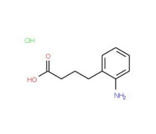4-(2-Aminophenyl)butyric Acid, Hydrochloride (CAS 56182-28-6) - chemical structure image