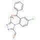 4-(2-Benzoyl-4-chlorophenyl)-5-methyl-4H-1,2,4-triazole-3-carboxaldehyde - chemical structure image