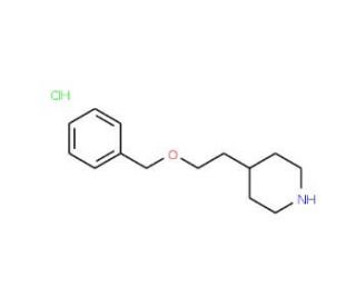 4-[2-(Benzyloxy)ethyl]piperidine hydrochloride - chemical structure image