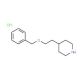 4-[2-(Benzyloxy)ethyl]piperidine hydrochloride - chemical structure image