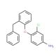 4-(2-Benzylphenoxy)-3-chloroaniline - chemical structure image