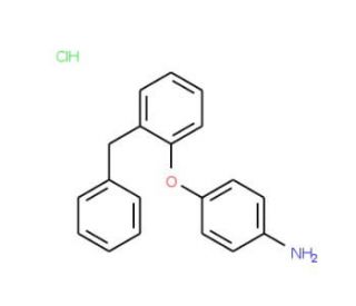 4-(2-Benzylphenoxy)aniline hydrochloride - chemical structure image
