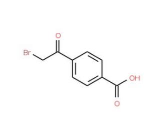 4-(2-Bromoacetyl)benzoic Acid (CAS 20099-90-5) - chemical structure image