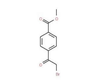 4-(2-Bromoacetyl)benzoic Acid Methyl Ester (CAS 56893-25-5) - chemical structure image