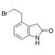 4-(2-Bromoethyl)-1,3-dihydro-2H-indolin-2-one (CAS 120427-96-5) - chemical structure image