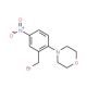 4-[2-(Bromomethyl)-4-nitrophenyl]morpholine - chemical structure image