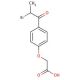 4-(2-Bromopropionyl)phenoxyacetic acid (CAS 33254-93-2) - chemical structure image