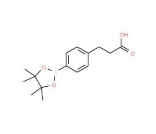 4-(2-Carboxyethyl)phenylboronic acid, pinacol ester (CAS 797755-11-4) - chemical structure image