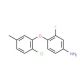 4-(2-Chloro-5-methylphenoxy)-3-fluorophenylamine - chemical structure image