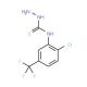 4-[2-Chloro-5-(trifluoromethyl)phenyl]-3-thiosemicarbazide (CAS 206559-51-5) - chemical structure image
