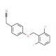 4-(2-Chloro-6-fluorobenzyloxy)phenylacetonitrile (CAS 175135-35-0) - chemical structure image