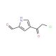 4-(2-Chloroacetyl)-1H-pyrrole-2-carbaldehyde (CAS 115027-23-1) - chemical structure image