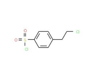 4-(2-chloroethyl)benzene-1-sulfonyl chloride (CAS 4796-23-0) - chemical structure image
