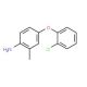 4-(2-Chlorophenoxy)-2-methylaniline - chemical structure image