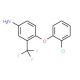 4-(2-Chlorophenoxy)-3-(trifluoromethyl)aniline - chemical structure image