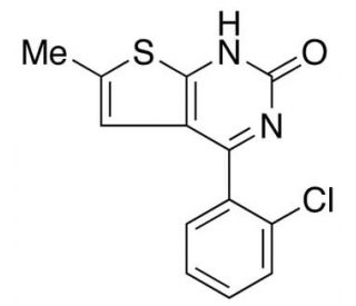 4-(2-Chlorophenyl)-6-methylthieno[2,3-d]pyrimidin-2(1H)-one (CAS 677713-46-1) - chemical structure image