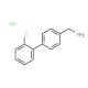 [4-(2-Chlorophenyl)phenyl]methylamine hydrochloride (CAS 518357-42-1) - chemical structure image