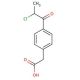 4-(2-Chloropropionyl)phenylacetic acid (CAS 84098-73-7) - chemical structure image