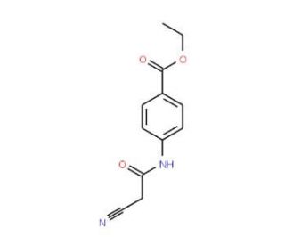 4-(2-Cyano-acetylamino)-benzoic acid ethyl ester (CAS 15029-53-5) - chemical structure image